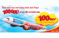 Vé khuyến mãi 100.000 VND Hãng VietJet Air